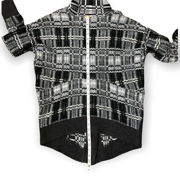 VICTORIA'S SECRET Cardigan Women's Oversized XS Black Mohair Wool Long Sweater - Picture 4 of 10